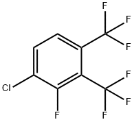1-クロロ-2-フルオロ-3,4-ビス-(トリフルオロメチル)ベンゼン 化学構造式