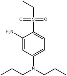 4-(Ethylsulfonyl)-N1,N1-dipropyl-1,3-benzenediamine Struktur