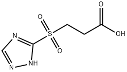 3-(1H-[1,2,4]Triazole-3-sulfonyl)-propionic acid Structure