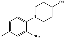 1-(2-Amino-4-methylphenyl)-4-piperidinol,1097785-75-5,结构式