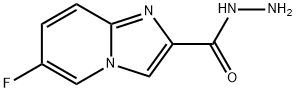 6-Fluoroimidazo[1,2-a]pyridine-2-carbohydrazide Struktur