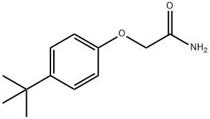 2-(4-叔丁基苯氧基)乙酰胺, 28329-43-3, 结构式