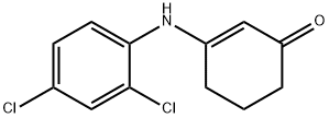2-cyclohexen-1-one, 3-[(2,4-dichlorophenyl)amino]- 化学構造式