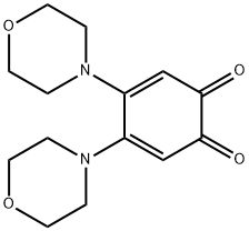 4,5-ジモルホリノ-o-ベンゾキノン 化学構造式