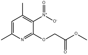 [(4,6-二甲基-3-硝基吡啶-2-基)氧基]乙酸甲酯, 893764-49-3, 结构式