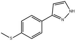 3-[4-(Methylthio)phenyl]-1H-pyrazole Structure