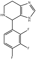 4-(2,3,4-Trifluorophenyl)-4,5,6,7-tetrahydro-3H-imidazo[4,5-c]pyridine Structure