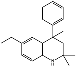 6-Ethyl-2,2,4-trimethyl-4-phenyl-1,2,3,4-tetrahydroquinoline Structure