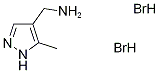 [(5-Methyl-1H-pyrazol-4-yl)methyl]amine dihydrobromide Struktur