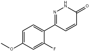 6-(2-Fluoro-4-methoxyphenyl)pyridazin-3(2H)-one Structure