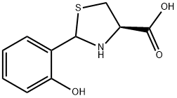 (R)-2-(2-Hydroxyphenyl)thiazolidine-4-carboxylic acid Structure