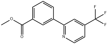 3-(4-Trifluoromethyl-pyridin-2-yl)-benzoic acid methyl ester|