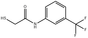 2-Mercapto-N-[3-(trifluoromethyl)phenyl]acetamide Structure