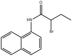2-Bromo-N-1-naphthylbutanamide Structure