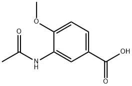 3-(Acetylamino)-4-methoxybenzoic acid Structure