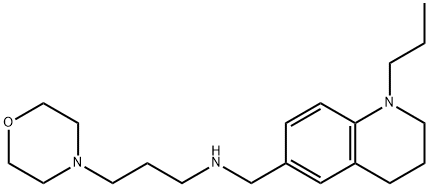 (3-Morpholin-4-ylpropyl)[(1-propyl-1,2,3,4-tetrahydroquinolin-6-yl)methyl]amine Struktur