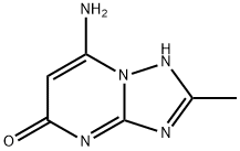 7-氨基-2-甲基-1H-[1,2,4]三唑并[1,5-A]嘧啶-5-酮 结构式