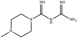 N-[Amino(imino)methyl]-4-methylpiperazine-1-carboximidamide 化学構造式