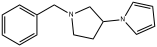 1-(1-ベンジルピロリジン-3-イル)-1H-ピロール 化学構造式