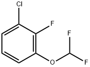 1-Chloro-3-(difluoromethoxy)-2-fluoro-benzene Struktur