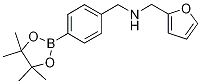 4-(4-Furfuryl)aminomethyl phenyl-boronic acid pinacol ester Struktur