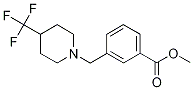 Methyl 3-{[4-(trifluoromethyl)piperidin-1-yl]methyl}benzoate Structure