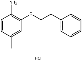 4-METHYL-2-(PHENETHYLOXY)ANILINE HYDROCHLORIDE Structure