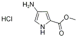 4-アミノ-1H-ピロール-2-カルボン酸メチル塩酸塩 化学構造式