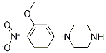 1-(3-methoxy-4-nitrophenyl)piperazine Structure