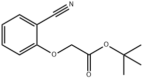 2-(2-氰基苯氧基)乙酸叔丁酯,609804-44-6,结构式