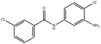 N-(3-Amino-4-chlorophenyl)-3-chlorobenzamide Struktur