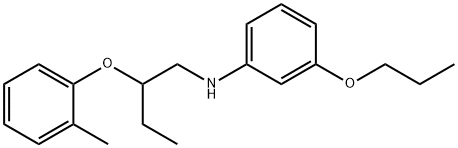 N-[2-(2-Methylphenoxy)butyl]-3-propoxyaniline Structure