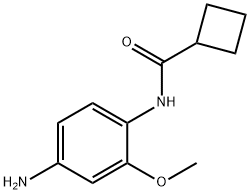 N-(4-amino-2-methoxyphenyl)cyclobutanecarboxamide Structure