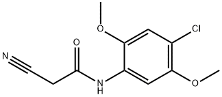 N-(4-chloro-2,5-dimethoxyphenyl)-2-cyanoacetamide Structure