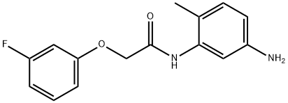N-(5-amino-2-methylphenyl)-2-(3-fluorophenoxy)acetamide Structure