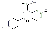 2-(3-氯苯基)-4-(4-氯苯基)-4-氧代丁酸, 344280-32-6, 结构式