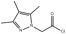 (3,4,5-トリメチル-1H-ピラゾール-1-イル)アセチルクロリド 化学構造式