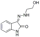 (3Z)-1H-indole-2,3-dione 3-[(2-hydroxyethyl)hydrazone] Structure
