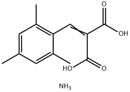 (mesitylmethylene)malonic acid diammoniate Structure
