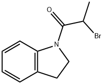 1-(2-溴丙醇基)吲哚啉,17133-51-6,结构式