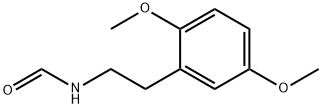 2-(2,5-ジメトキシフェニル)エチルホルムアミド 化学構造式