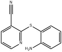 2-((2-氨基苯基)硫代)烟腈 结构式