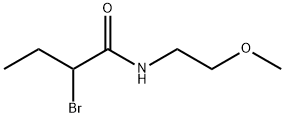 2-bromo-N-(2-methoxyethyl)butanamide Structure
