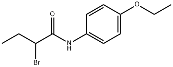 2-bromo-N-(4-ethoxyphenyl)butanamide Structure