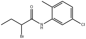 2-bromo-N-(5-chloro-2-methylphenyl)butanamide Structure