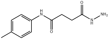 4-hydrazino-N-(4-methylphenyl)-4-oxobutanamide Struktur