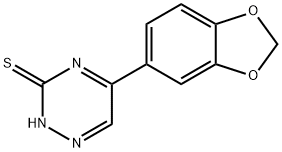 5-(1,3-benzodioxol-5-yl)-1,2,4-triazine-3-thiol Structure