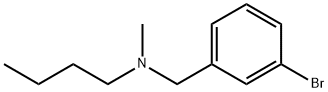 N-(3-溴苄基)-正丁基-N-甲胺, 1119452-28-6, 结构式
