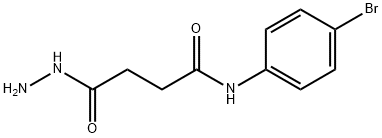 N-(4-bromophenyl)-4-hydrazino-4-oxobutanamide Structure
