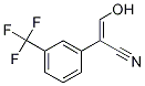 3-Hydroxy-2-[3-(trifluoromethyl)phenyl]-acrylonitrile Structure